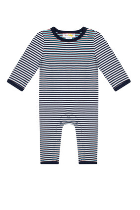 Striped Playsuit and Bib Set